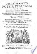 Della perfetta poesia italiana
