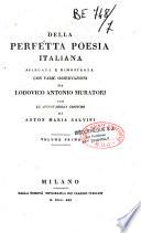 Della perfetta poesia italiana spiegata e dimostrata con varie osservazioni
