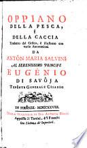Della pesca e della caccia