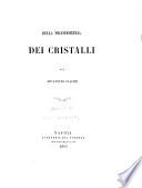 Della polisimmetria e del polimorfismo dei cristalli