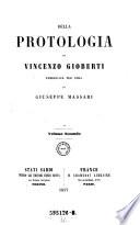 Della protologia di Vincenzo Gioberti