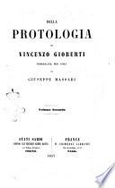 Della protologia di Vincenzo Gioberti