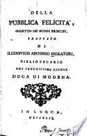 Della pubblica felicità