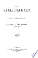 Della querela civile di falso
