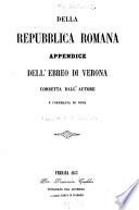 Della Republica Romana