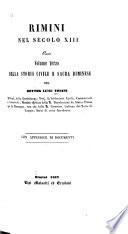 Della storia civile e sacra riminese