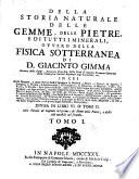 Della storia naturale delle gemme, delie pietre, e di tutti i minerali