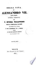 Della vita di Alessandro vii. libri cinque