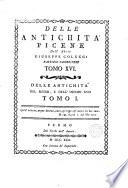 Delle antichità Picene