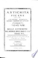 Delle antichità picene