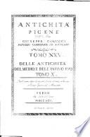 Delle antichità picene