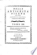 Delle antichità picene