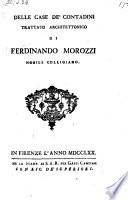 Delle case de contadini trattato architettonico