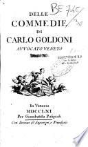 Delle commedie di Carlo Goldoni,...
