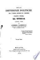 Delle differenze politiche fra i popoli antichi ed i moderni di Andrea Zambelli