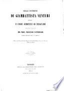 Delle dottrine di Giambattista venturi