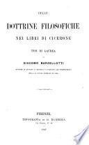 Delle dottrine filosofiche nei libri di Cicerone