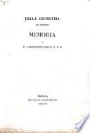 Delle geometria di Polifilo, memoria