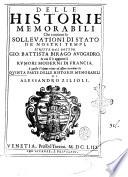 Delle historie memorabili de' nostri tempi scritte da Alessandro Ziliolo parte prima [-quinta]