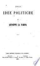 Delle idee politiche di Giuseppe La Farina