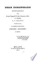 Delle idiosincrasie