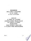 Delle inscrizioni Veneziane