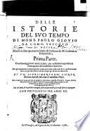 Delle Istorie Del Suo Tempo