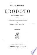 Delle Istorie di Erodoto ...