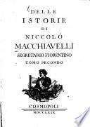 Delle Istorie di Niccolò Macchiavelli