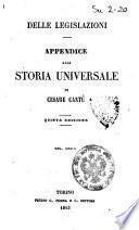 Delle legislazioni