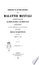 Delle malattie mentali considerate in relazione alla medicina, all'igiene e alla medicina legale
