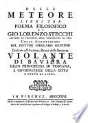Delle Meteore libri tre, poema filosofico, colle annotazioni di Giorolamo Giuntini