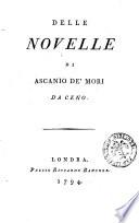 Delle novelle di Ascanio de' Mori da Ceno