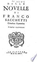 Delle novelle di Franco Sacchetti ..