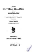 Delle novelle italiane in prosa bibliographia Edizione 2. con corr. et aggiunte