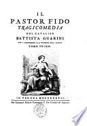 Delle opere del cavalier Battista Guarini. Tomo primo [-quarto]