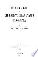 Delle origini e del primato della stampa tipografica