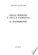 Delle persone e della famiglia