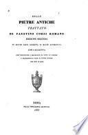 Delle pietre antiche