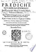 Delle Prediche ... Monsignor F. Cornelio Musso
