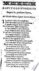 Delle Rime Piacevoli Del Berni, Casa, Mauro, Varchi, Dolce, Et d'alteri Auttori ... Libro ...