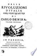 Delle Rivoluzioni D'Italia Libri Ventiquattro