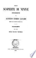 Delle scoperte di Ninive descrizione di Austeno Enrico Layard