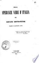 Delle speranze vere d'Italia