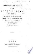 Dello stato fisico del suolo di Roma