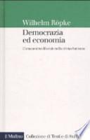 Democrazia ed economia