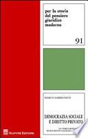 Democrazia sociale e diritto privato