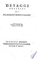 Desaggi Politici di Francesco Mario Pagano 