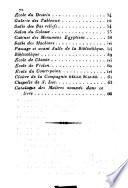 Description de l'Imperiale et Royale Académie des beaux-arts de Florence augmentée d'un catalogue de tous les maîtres dont quelque ouvrage est indiqué dans ce livre