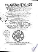 Descrittione del regno di Napoli, etc...